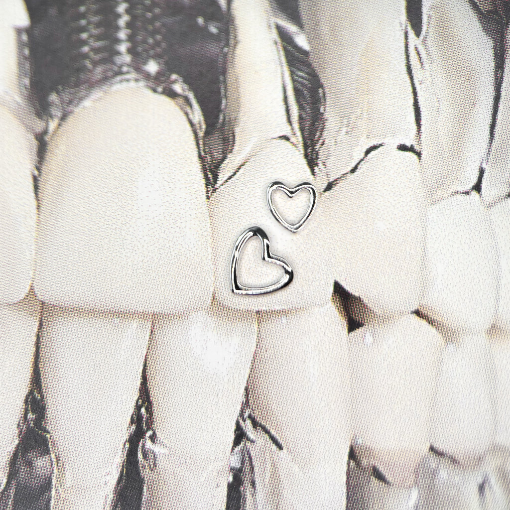 Hollow Heart 18K Gold - Tooth Gem
