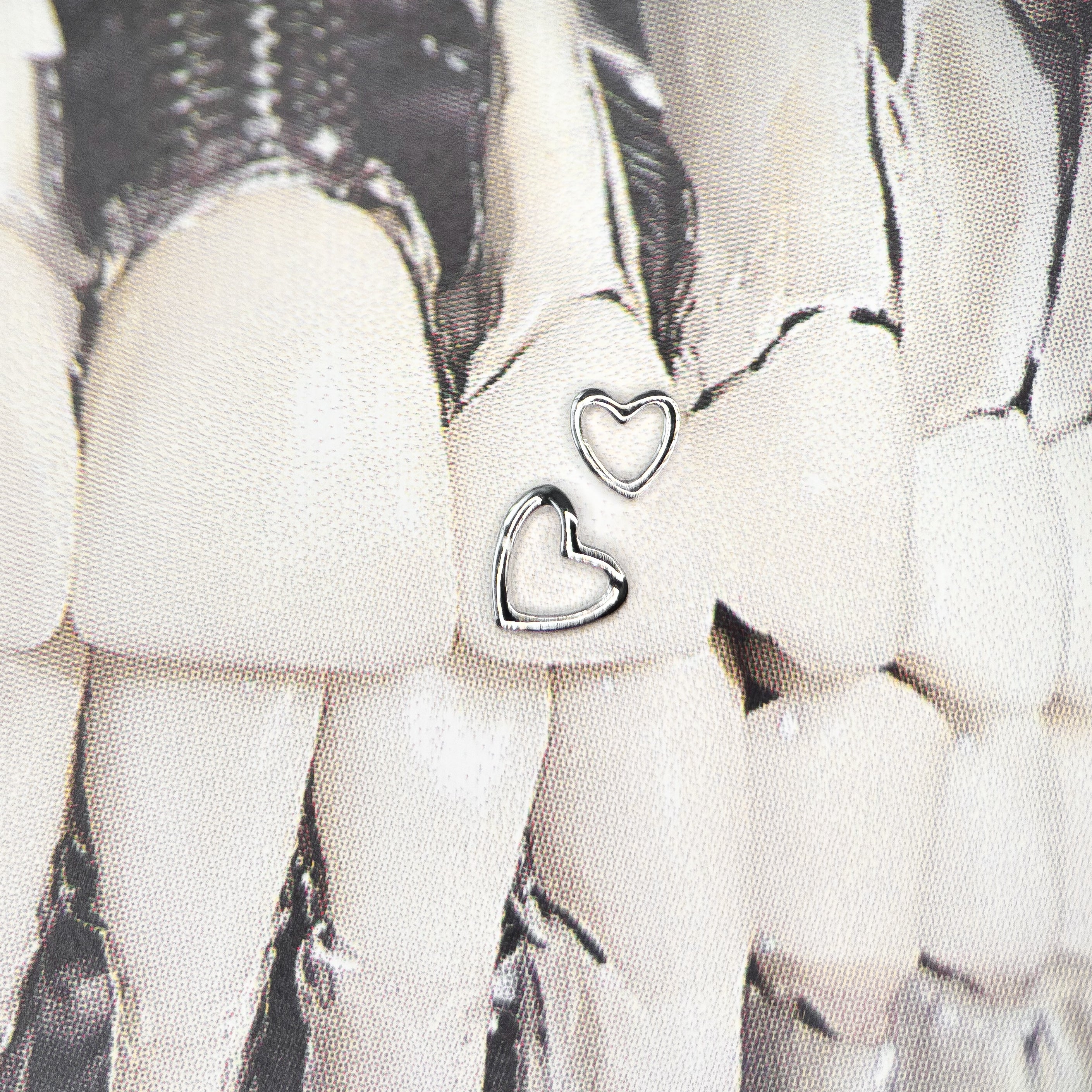 Hollow Heart 18K Gold - Tooth Gem