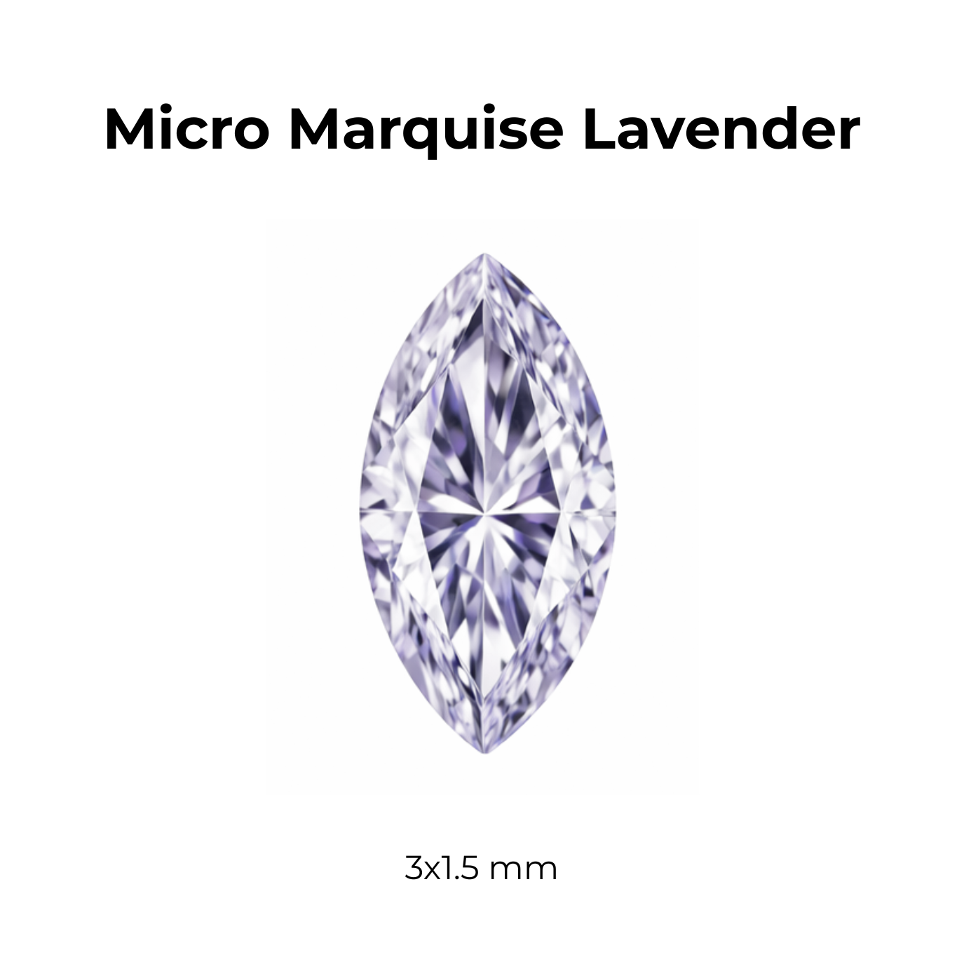 Micro Cubic Zirconia – Marquise
