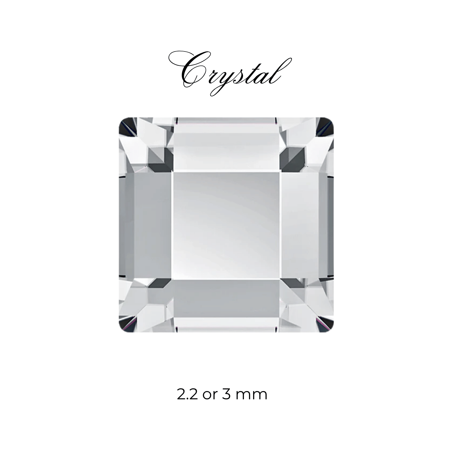 Swarovski Square Tooth Gem