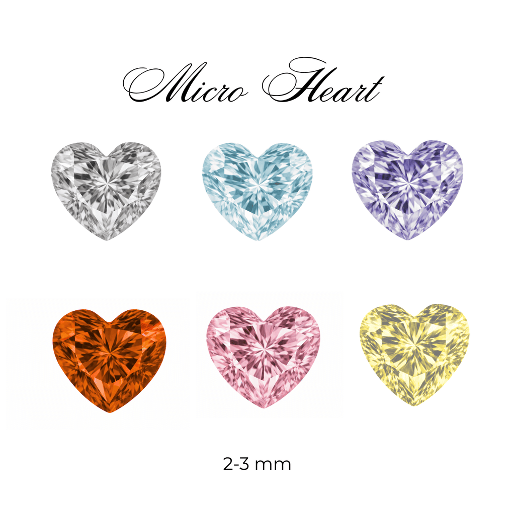 Micro Cubic Zirconia – Heart