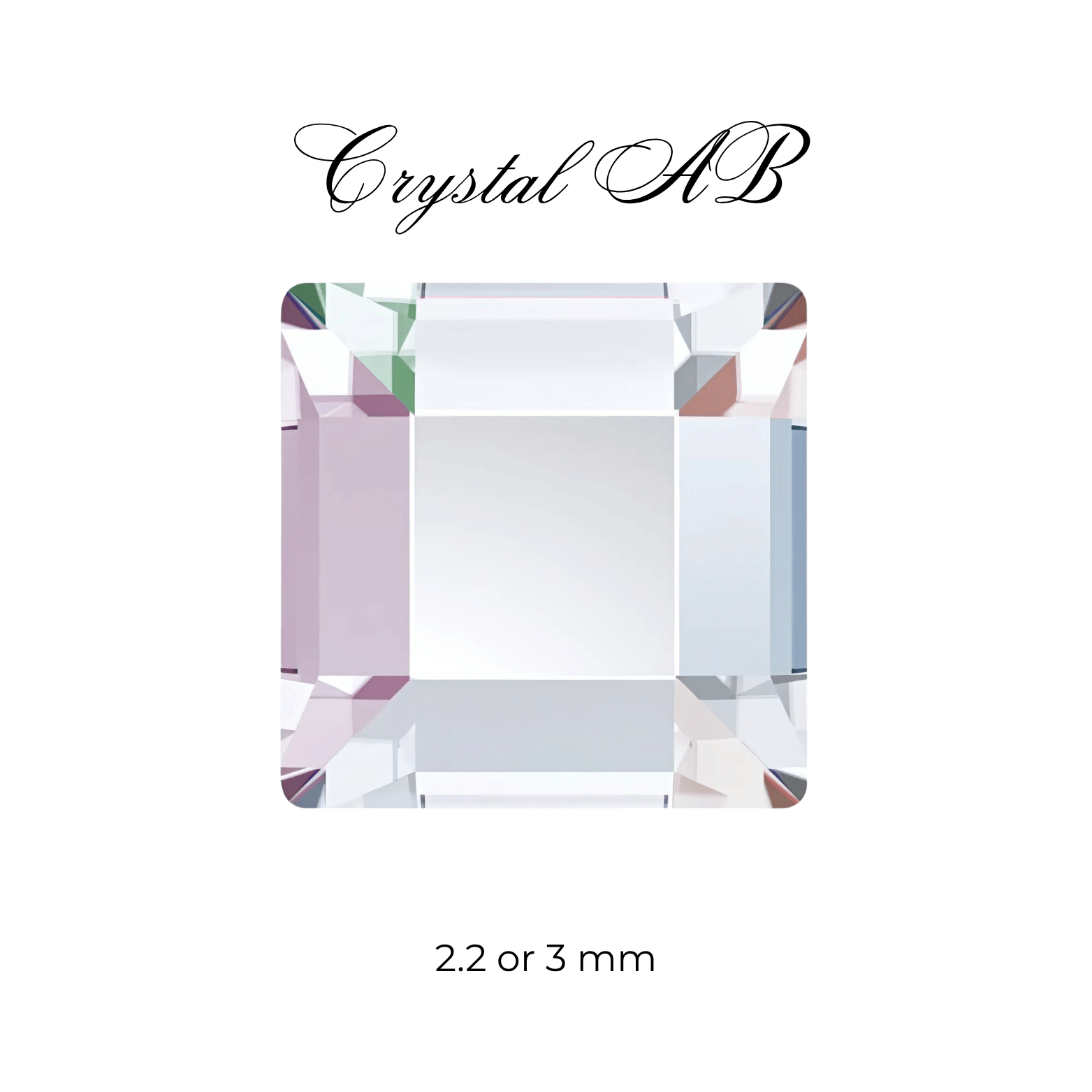 Swarovski Square Tooth Gem