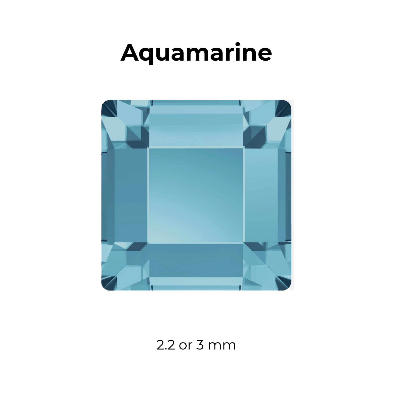 Square – Lead Free Tooth Gem