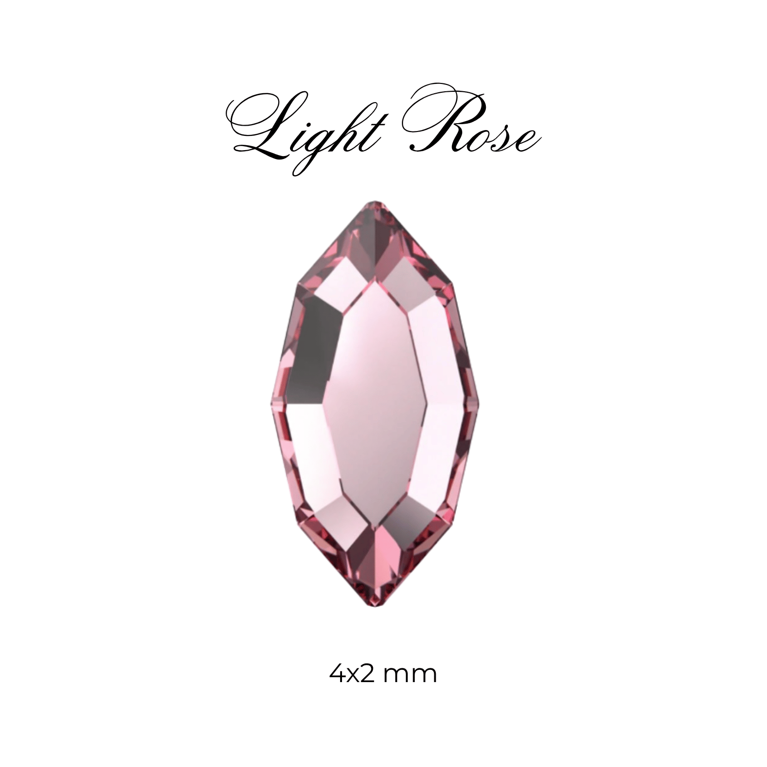 Navette Tooth Gem - Swarovski & Preciosa