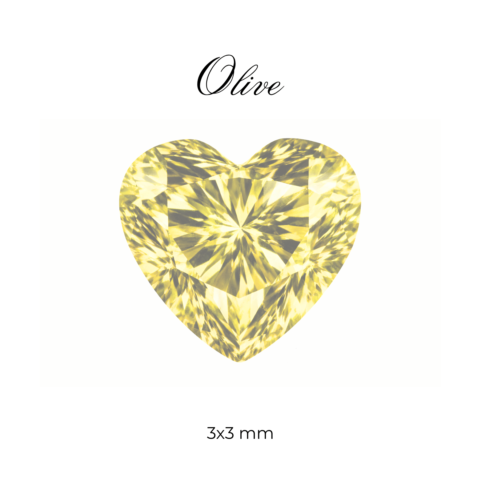 Micro Cubic Zirconia – Heart