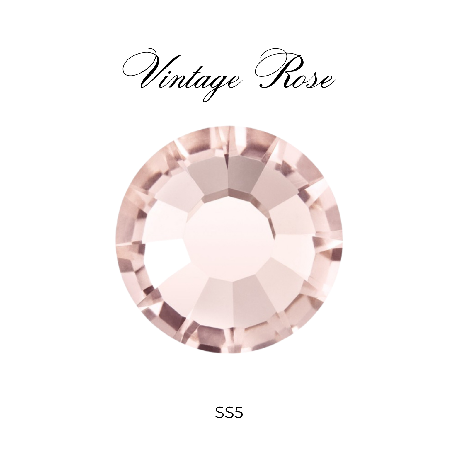 Round Colors Medium (SS5) Tooth Gem - Swarovski & Preciosa