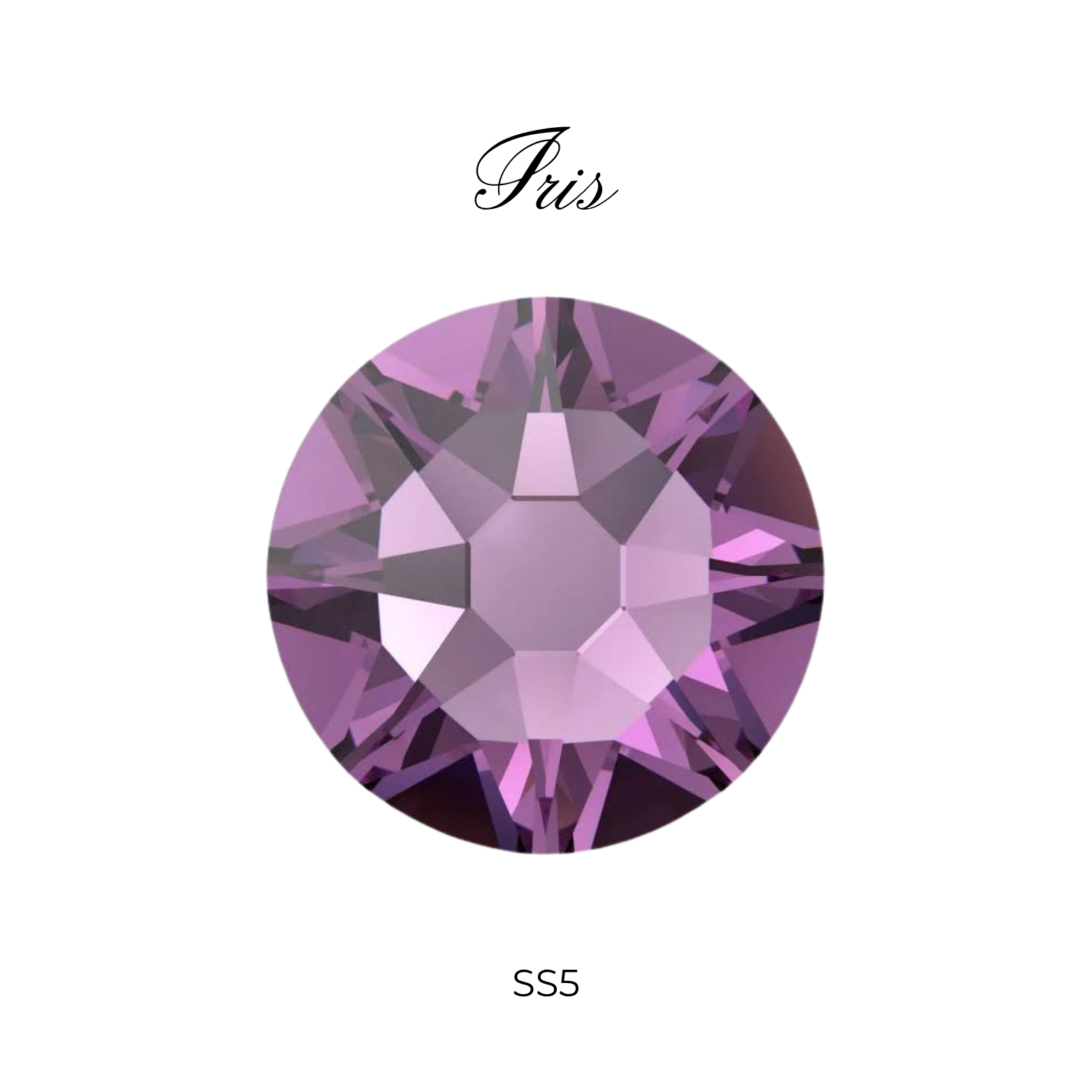 Round Colors Medium (SS5) Tooth Gem - Swarovski & Preciosa