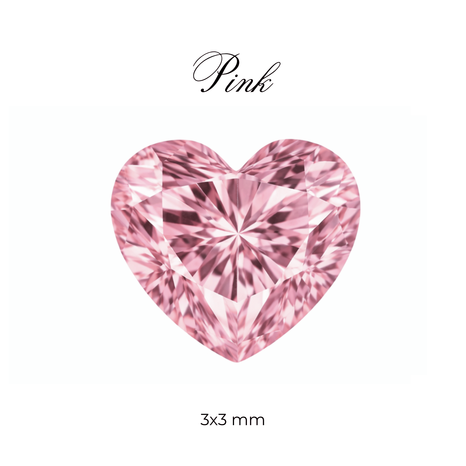 Micro Cubic Zirconia – Heart