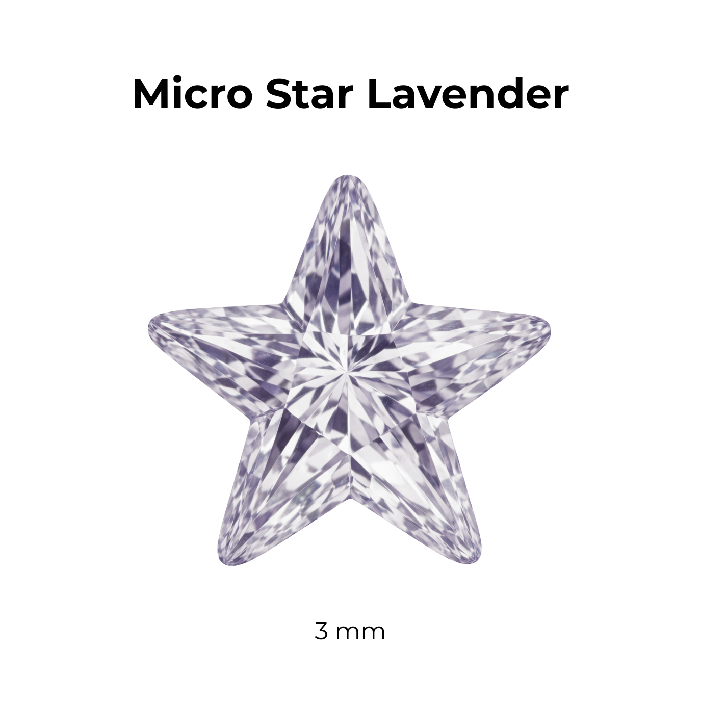Micro Cubic Zirconia – Star