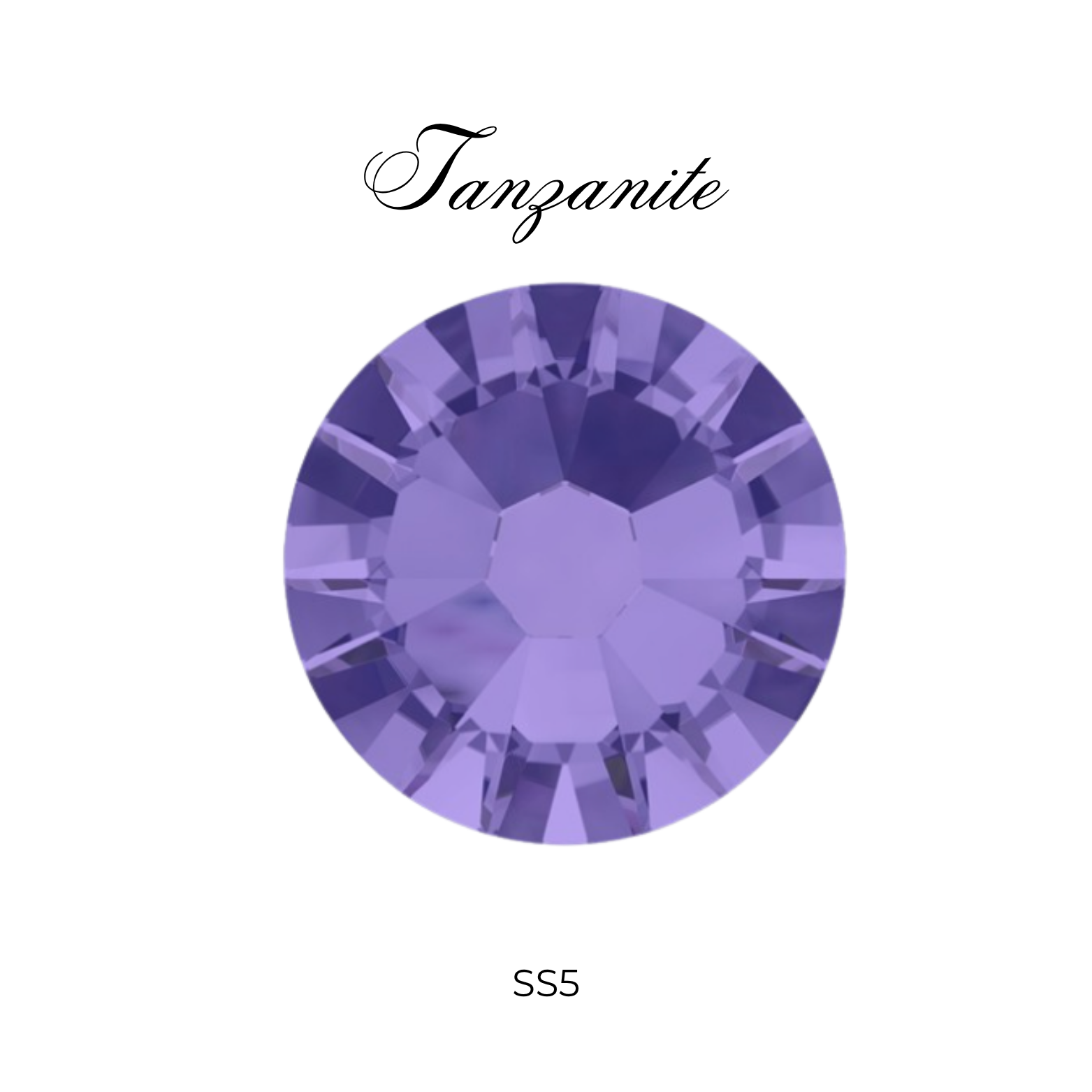 Round Colors Medium (SS5) Tooth Gem - Swarovski & Preciosa