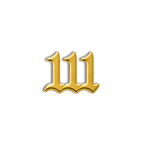 18K Gold Tooth Gem – 111 Angel Number