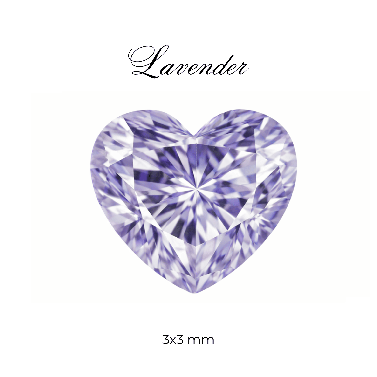 Micro Cubic Zirconia – Heart