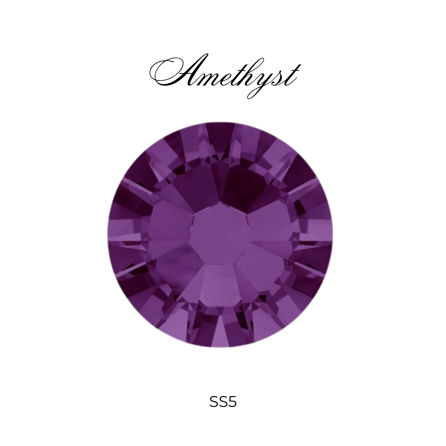 Round Colors Medium (SS5) Tooth Gem - Swarovski & Preciosa