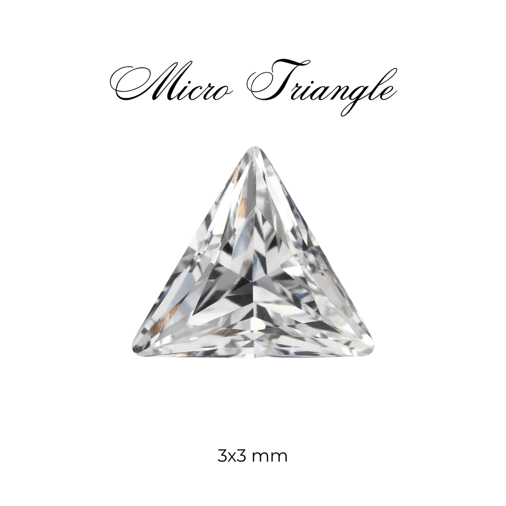 Micro Cubic Zirconia – Triangle