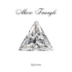 Micro Cubic Zirconia – Triangle
