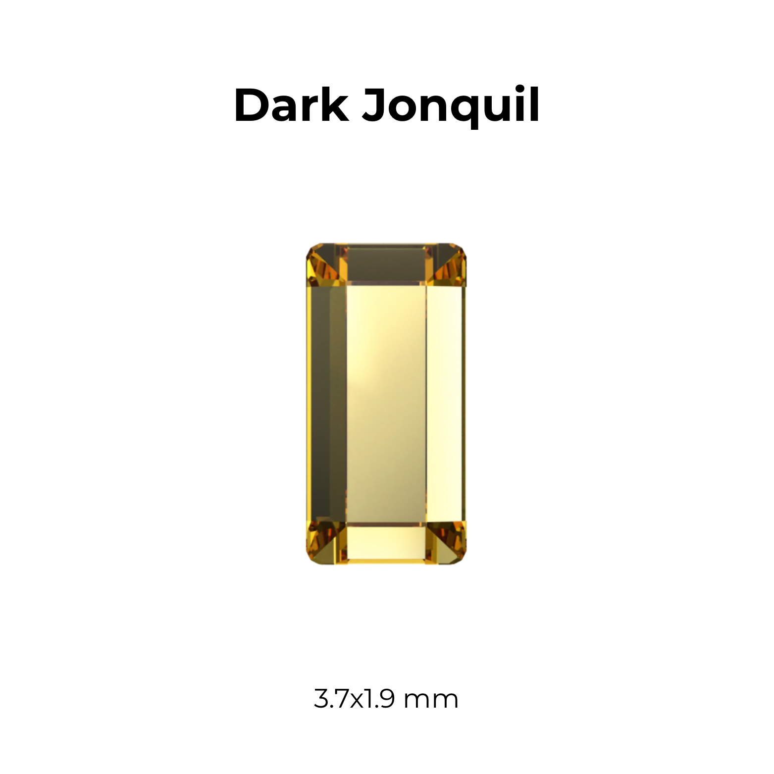 Baguette Tooth Gem - Swarovski