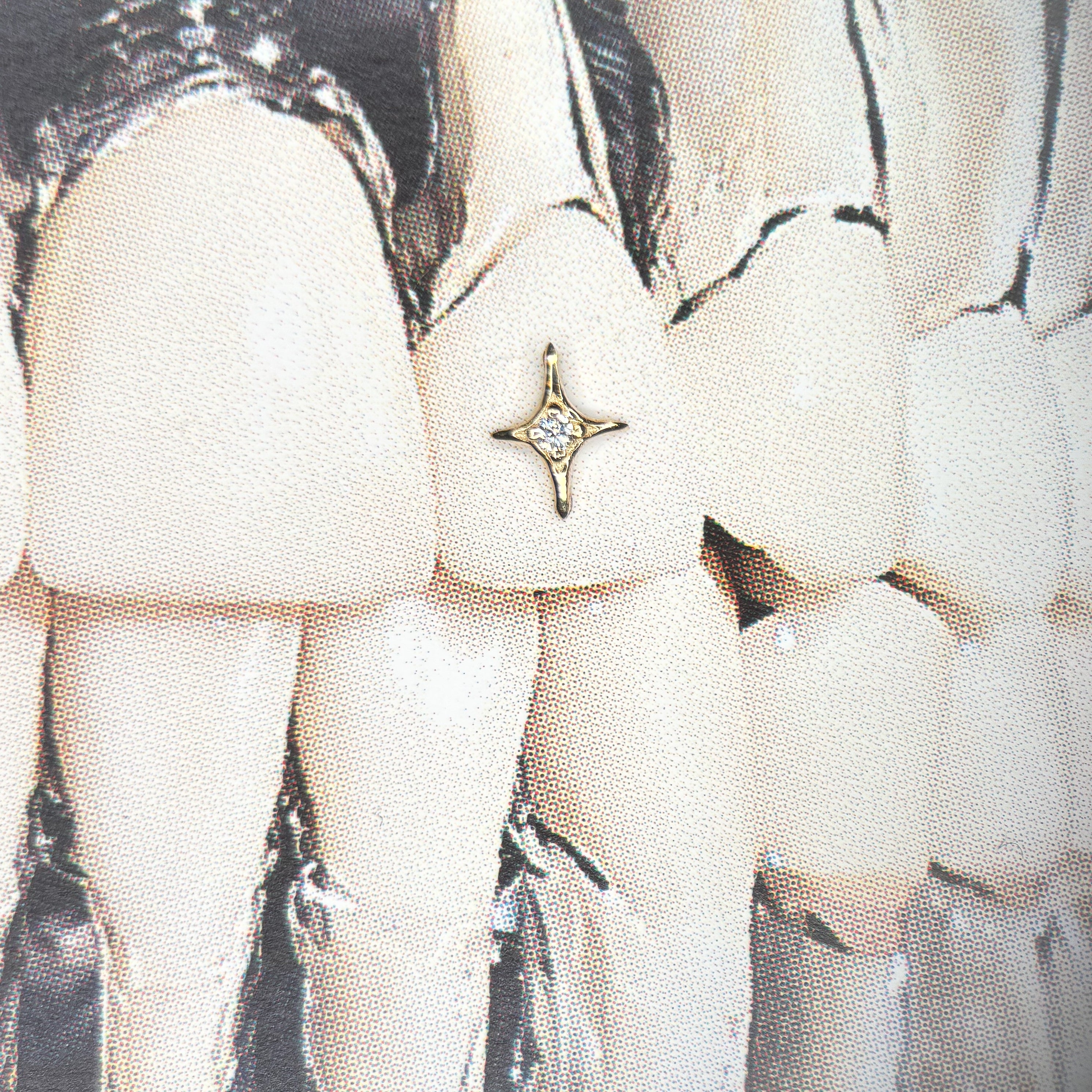 18K Gold Tooth Gems – Crystal Sparkle Star