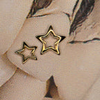 18K Gold Tooth Gem – Hollow Star