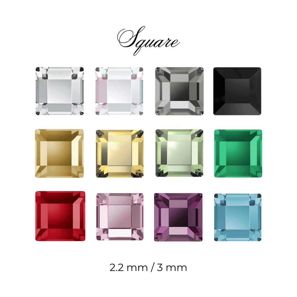 Swarovski Square Tooth Gem