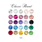 Runde Zahnkristalle Medium (SS5) – Swarovski & Preciosa