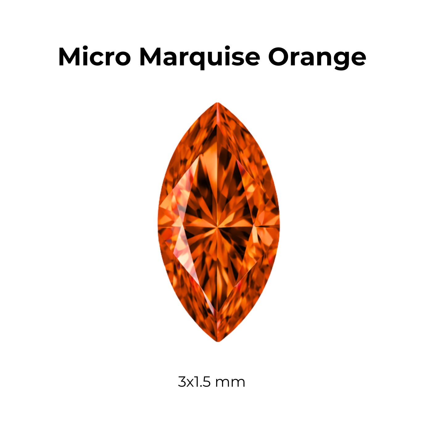 Micro Cubic Zirconia – Marquise