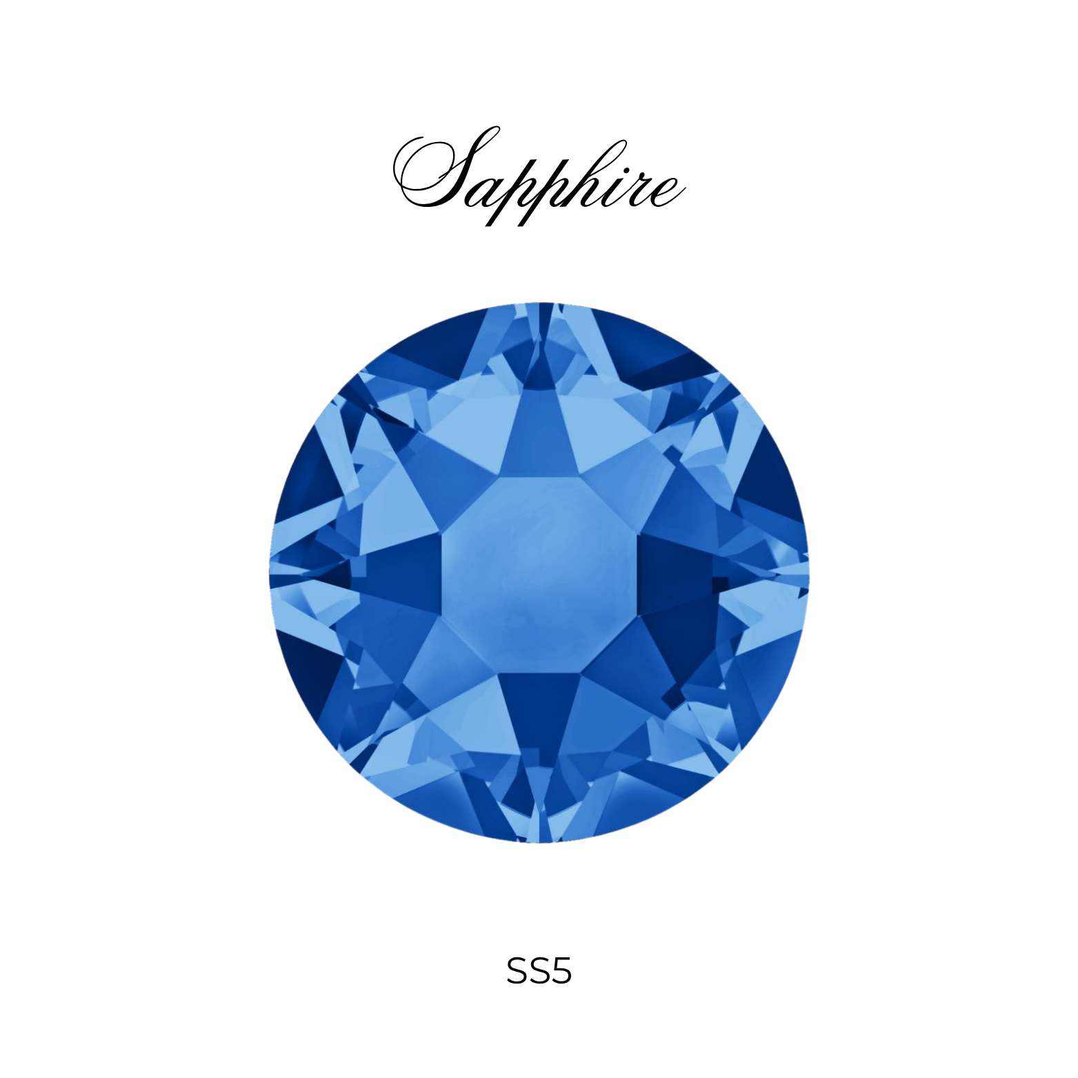 Round Colors Medium (SS5) Tooth Gem - Swarovski & Preciosa