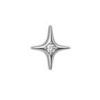 18K Gold Zahn-Schmucksteine – Kristall-Glitzerstern