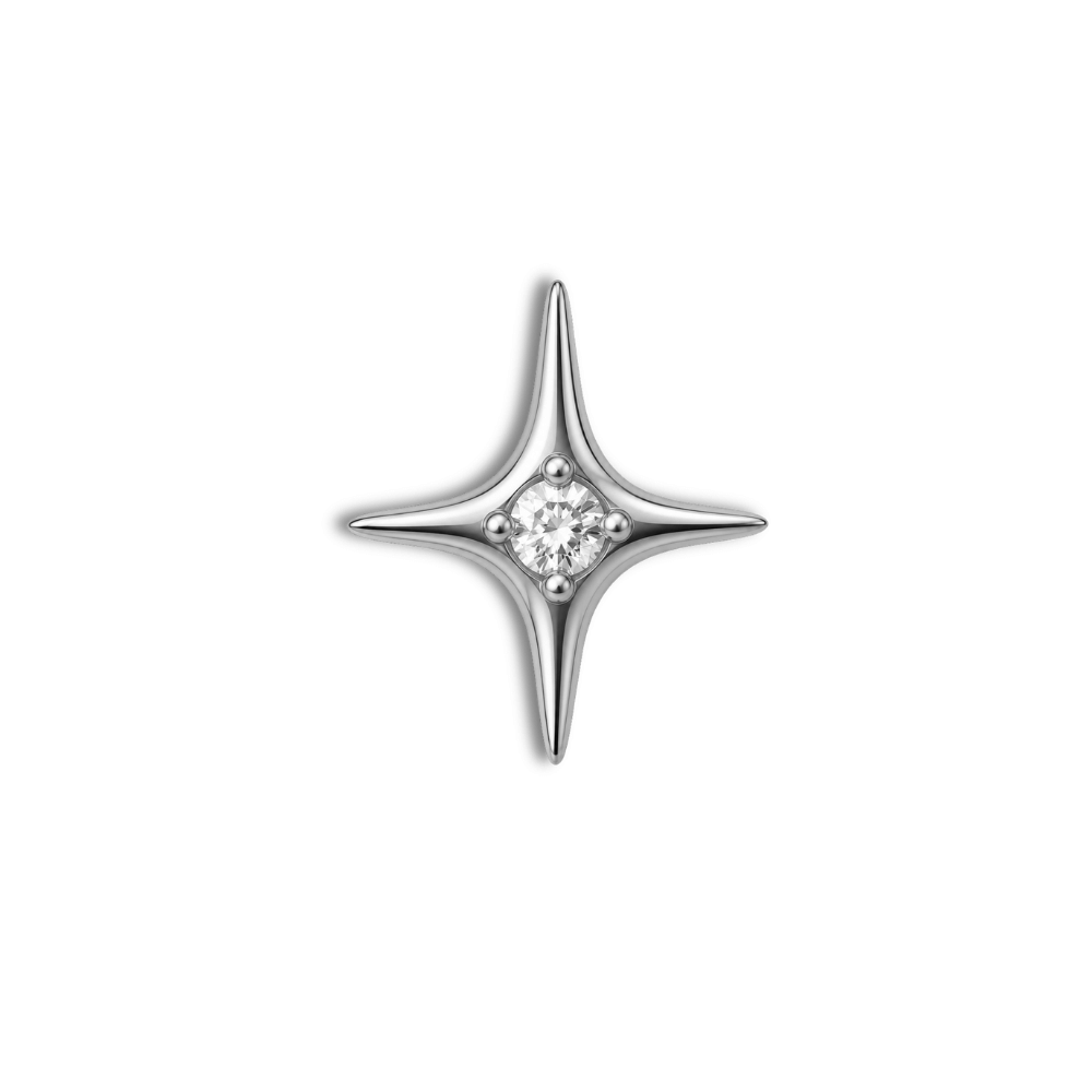 18K Gold Tooth Gems – Crystal Sparkle Star