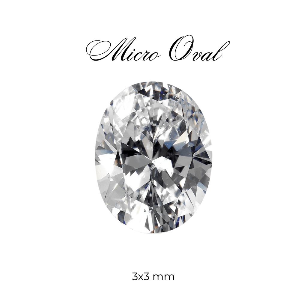 Micro Cubic Zirconia – Oval