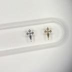 18K Gold Tooth Gems – Dagger Cross