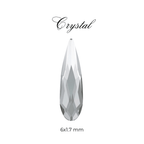 Swarovski Raindrop Tooth Gem