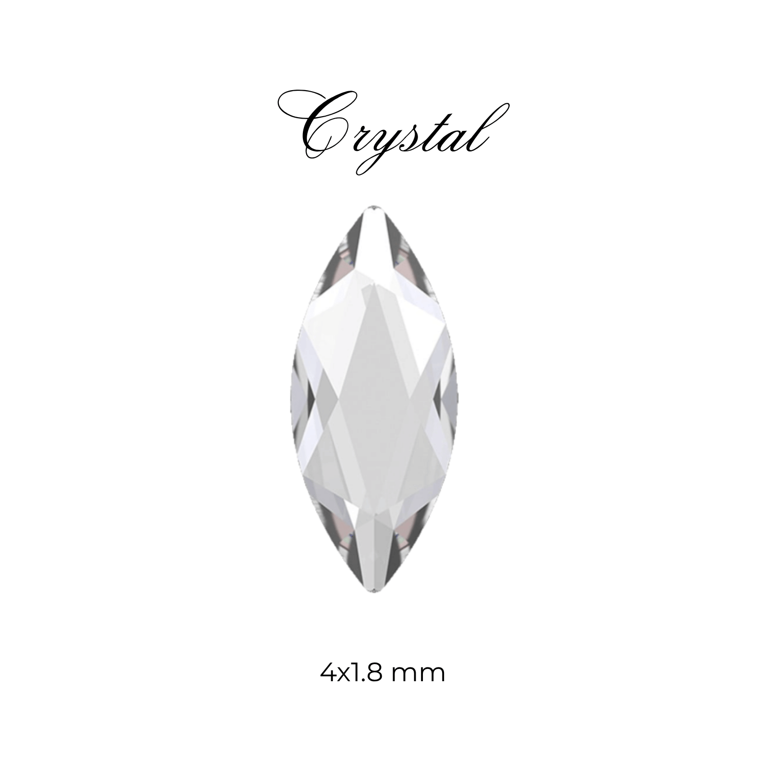 Swarovski Marquise Tooth Gem
