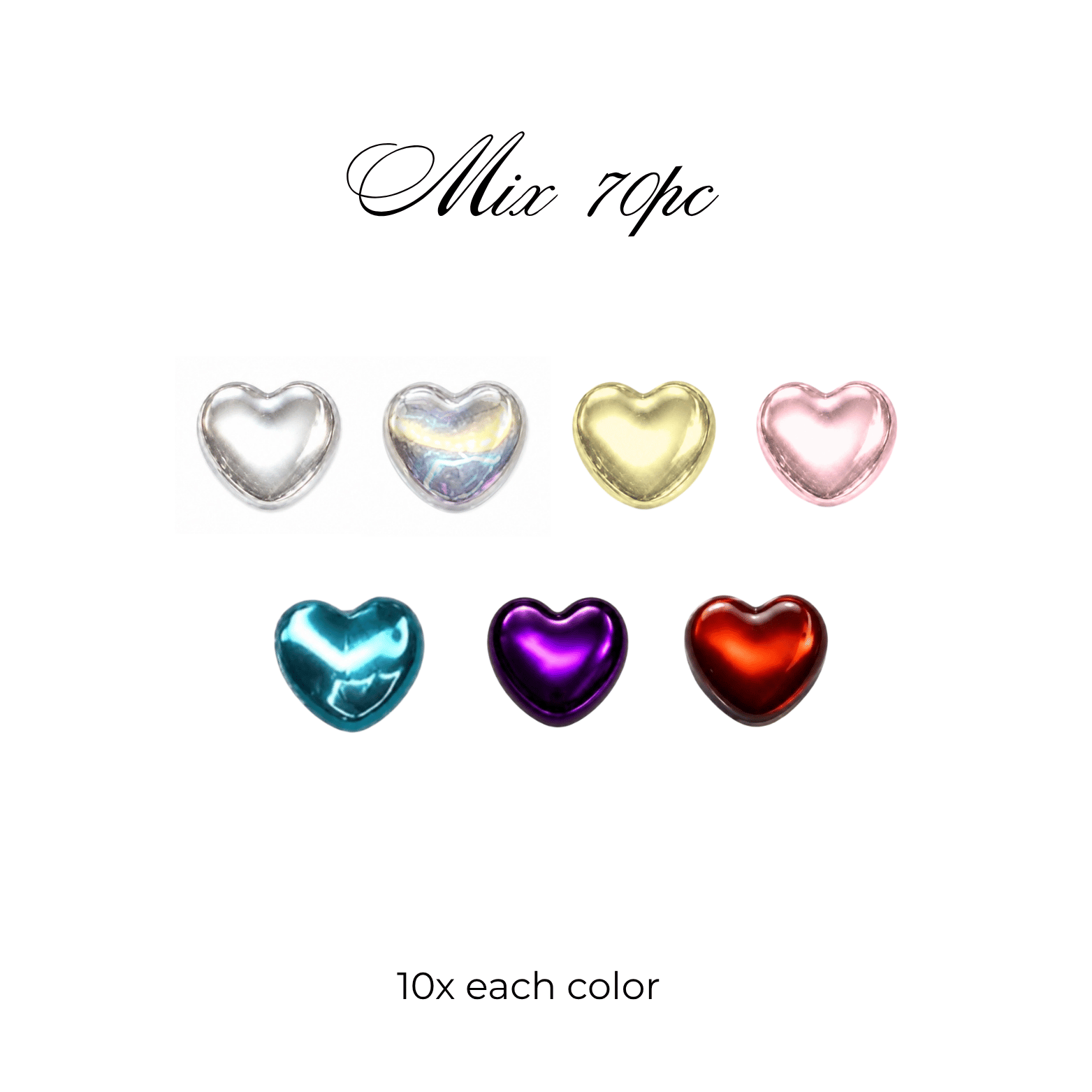 Micro Tooth Gems Heart