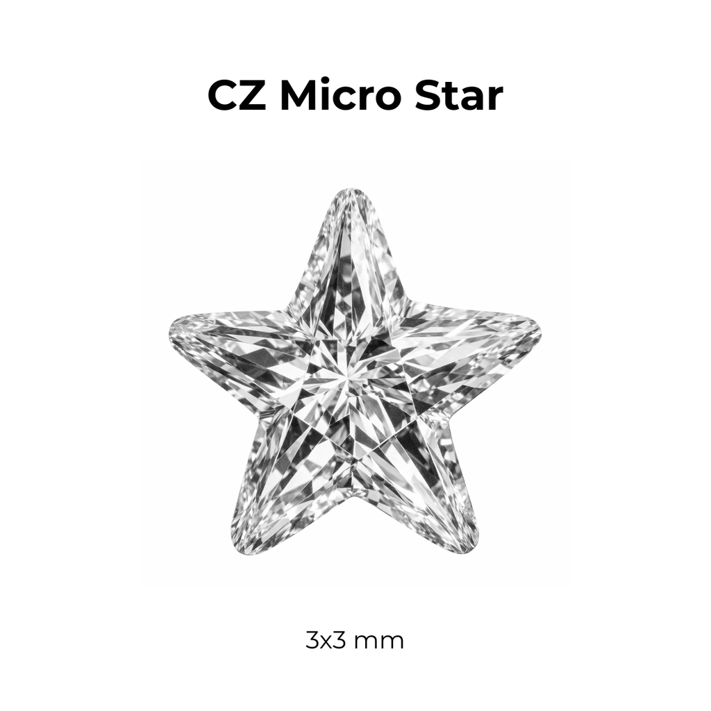 Micro Cubic Zirconia – Star