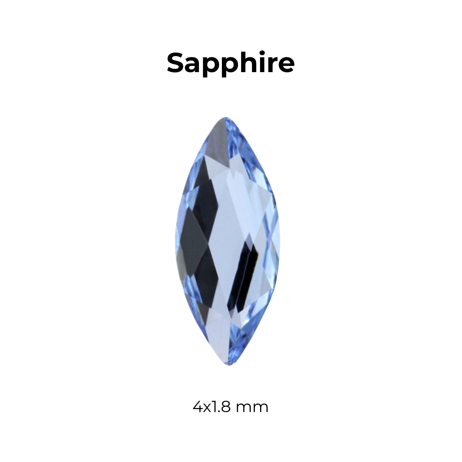 Marquise Tooth Gem - Swarovski