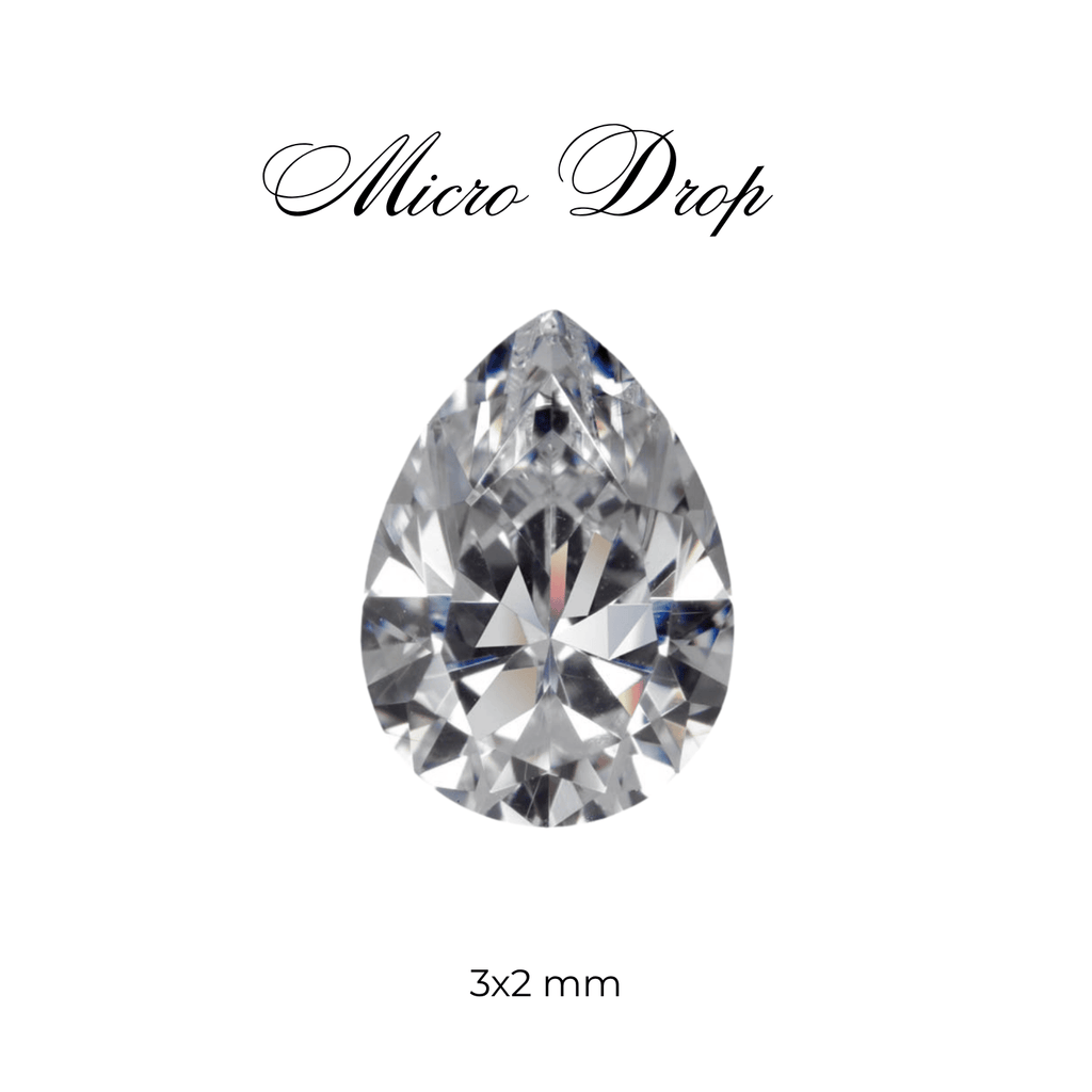 Micro Cubic Zirconia - Drop