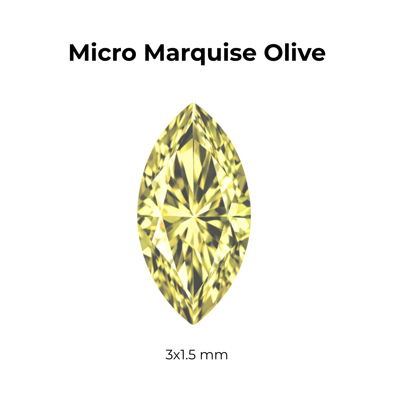 Micro Cubic Zirconia – Marquise