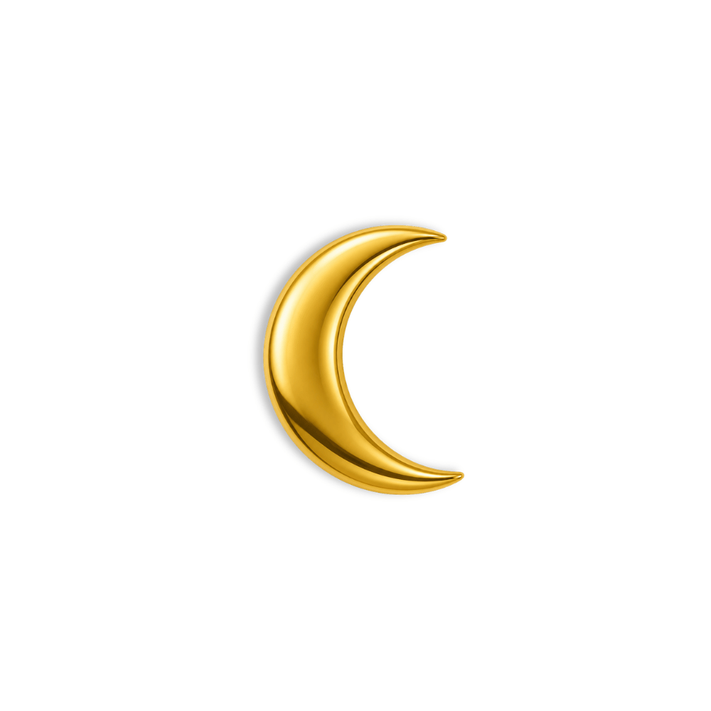 18K Gold Tooth Gems – Moon