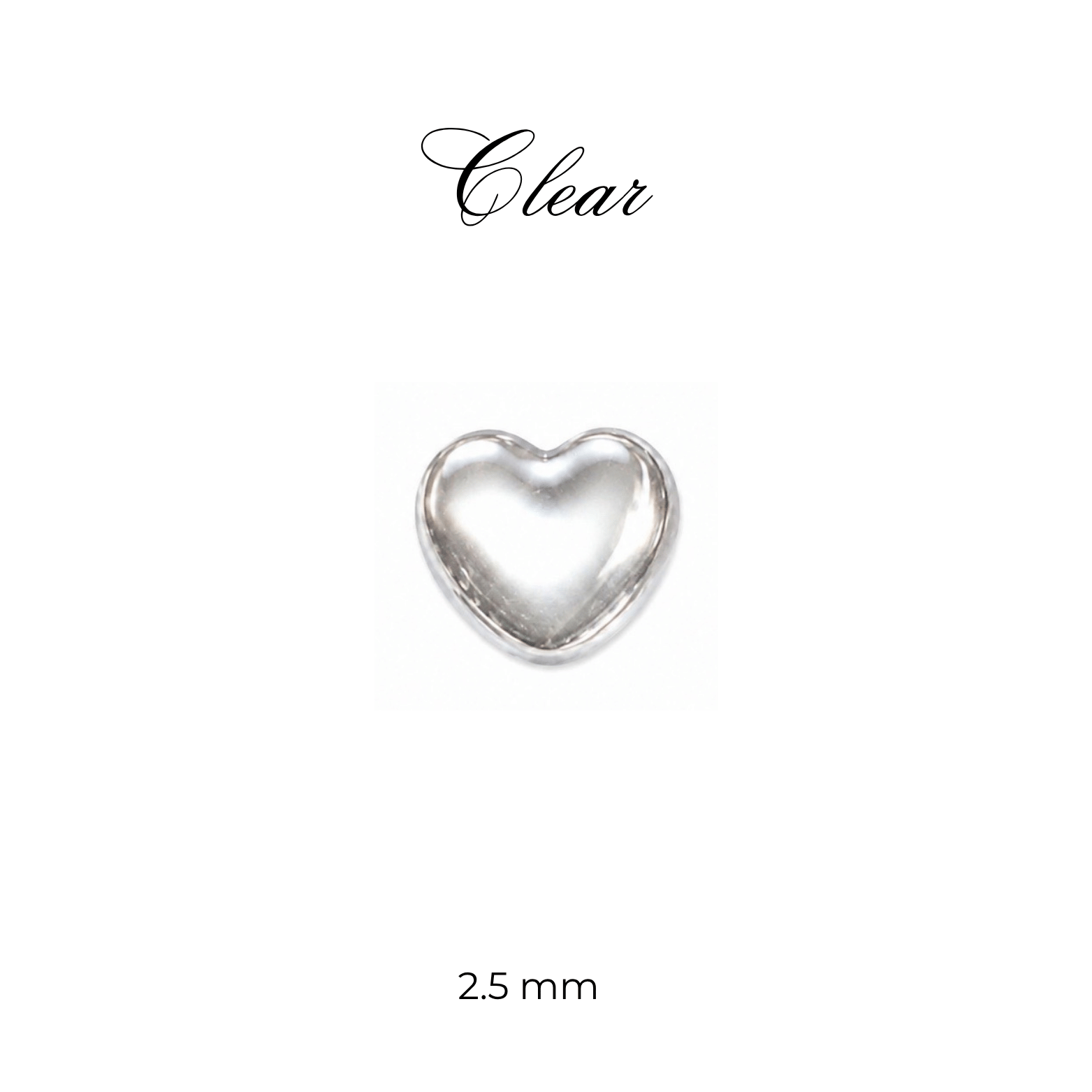 Micro Tooth Gems Heart