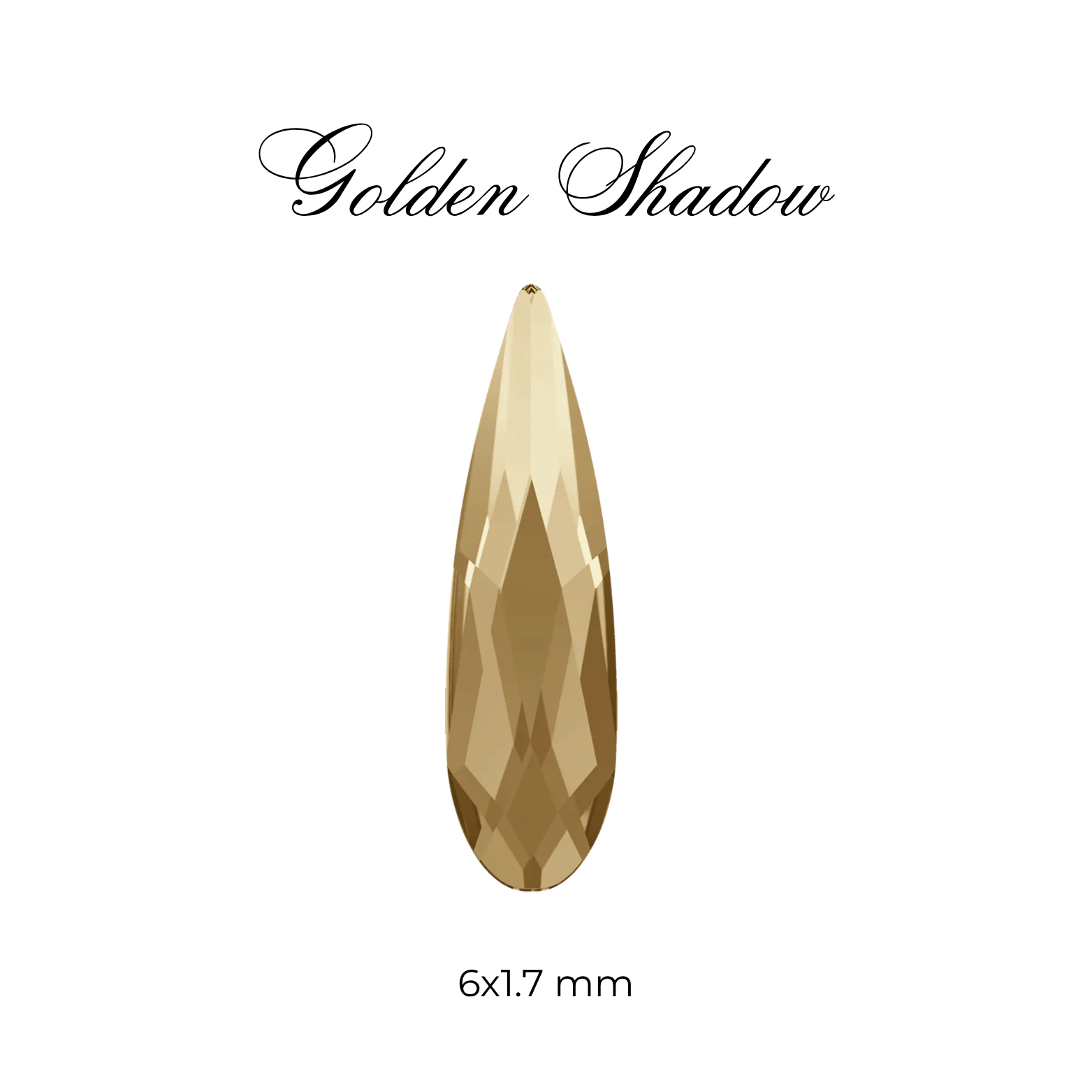 Swarovski Raindrop Tooth Gem