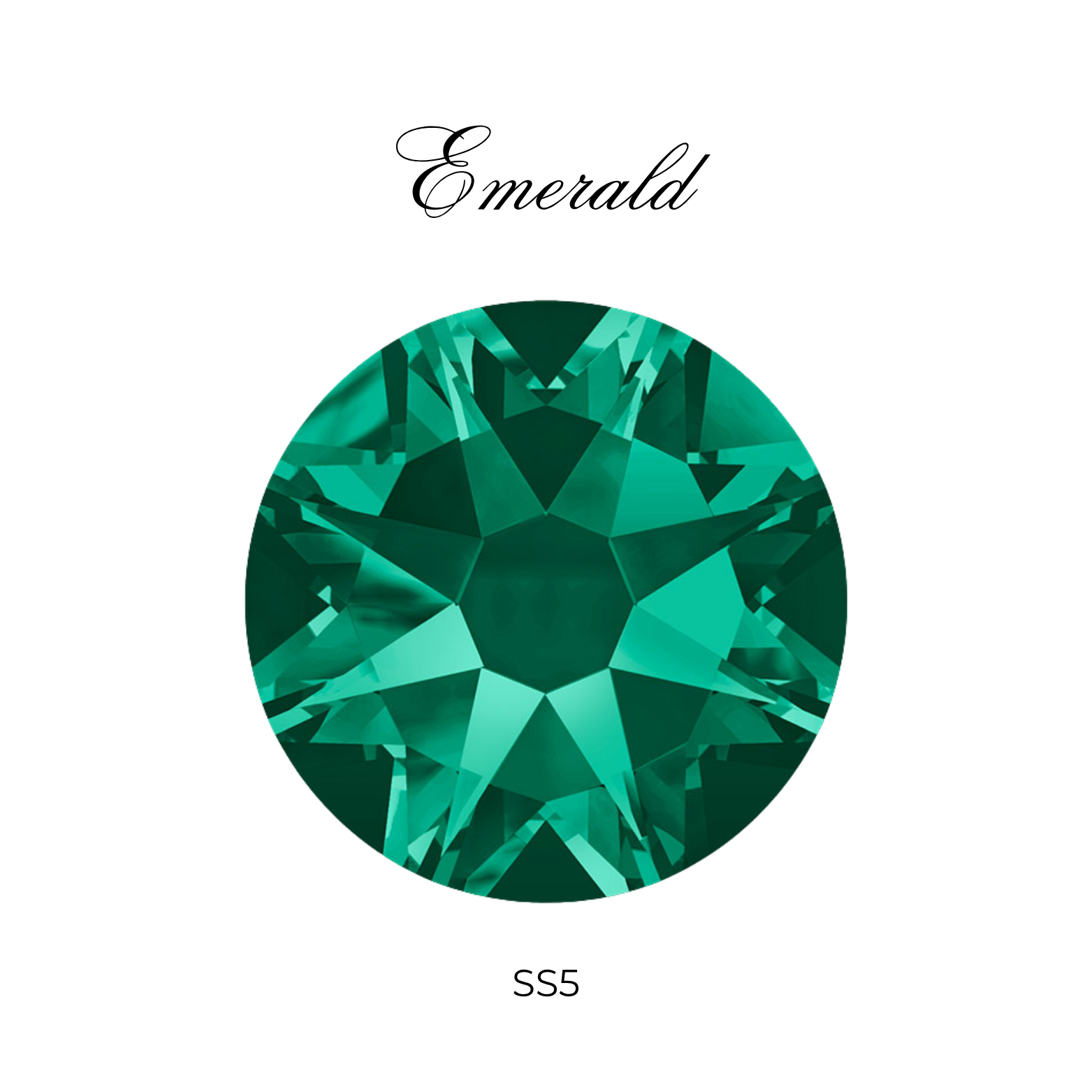 Round Colors Medium (SS5) Tooth Gem - Swarovski & Preciosa