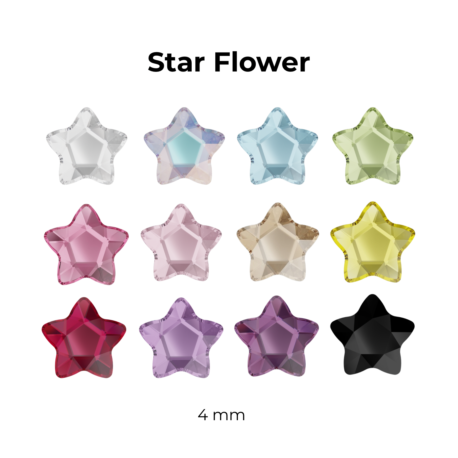 Star Flower Tooth Gem - Swarovski