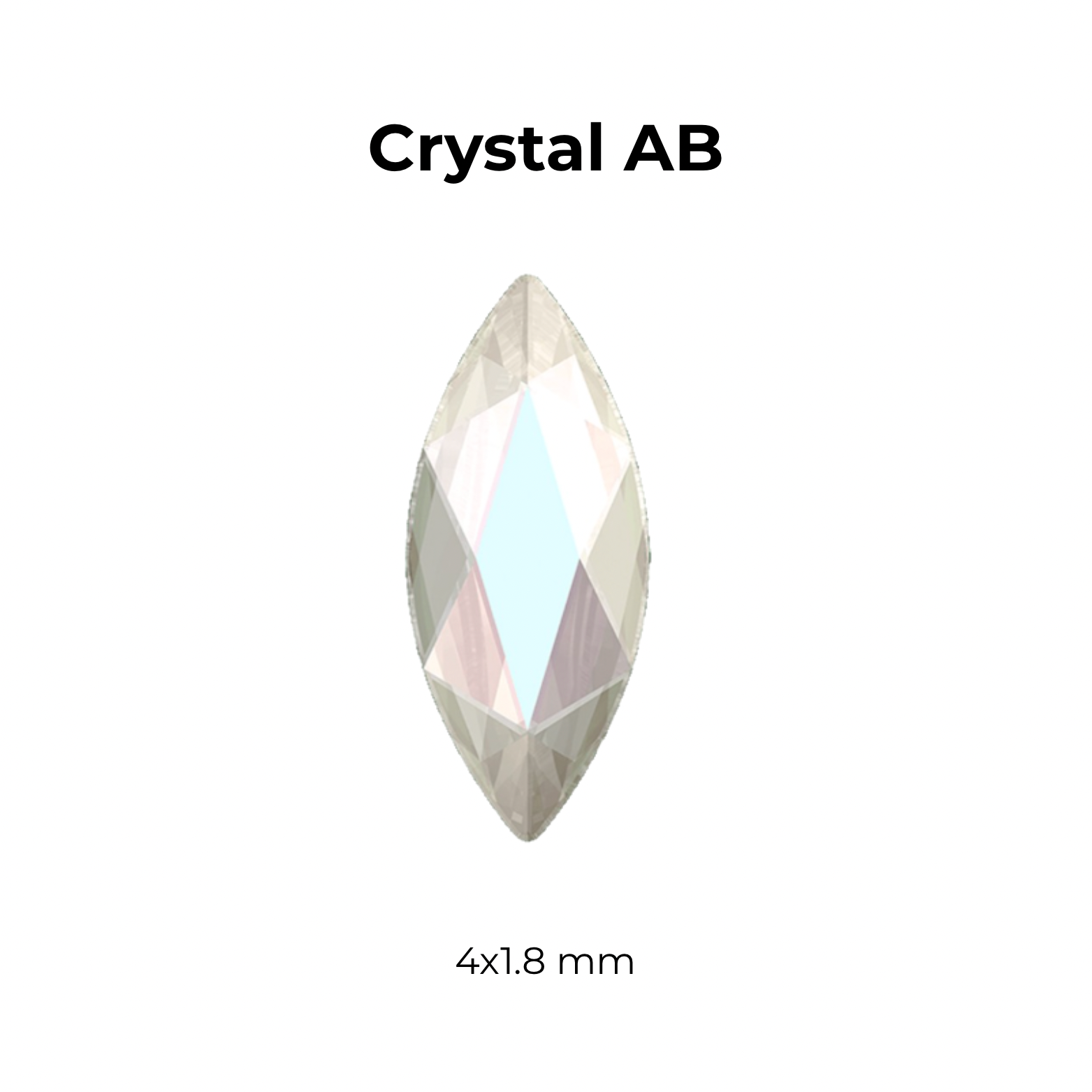 Marquise Tooth Gem - Swarovski