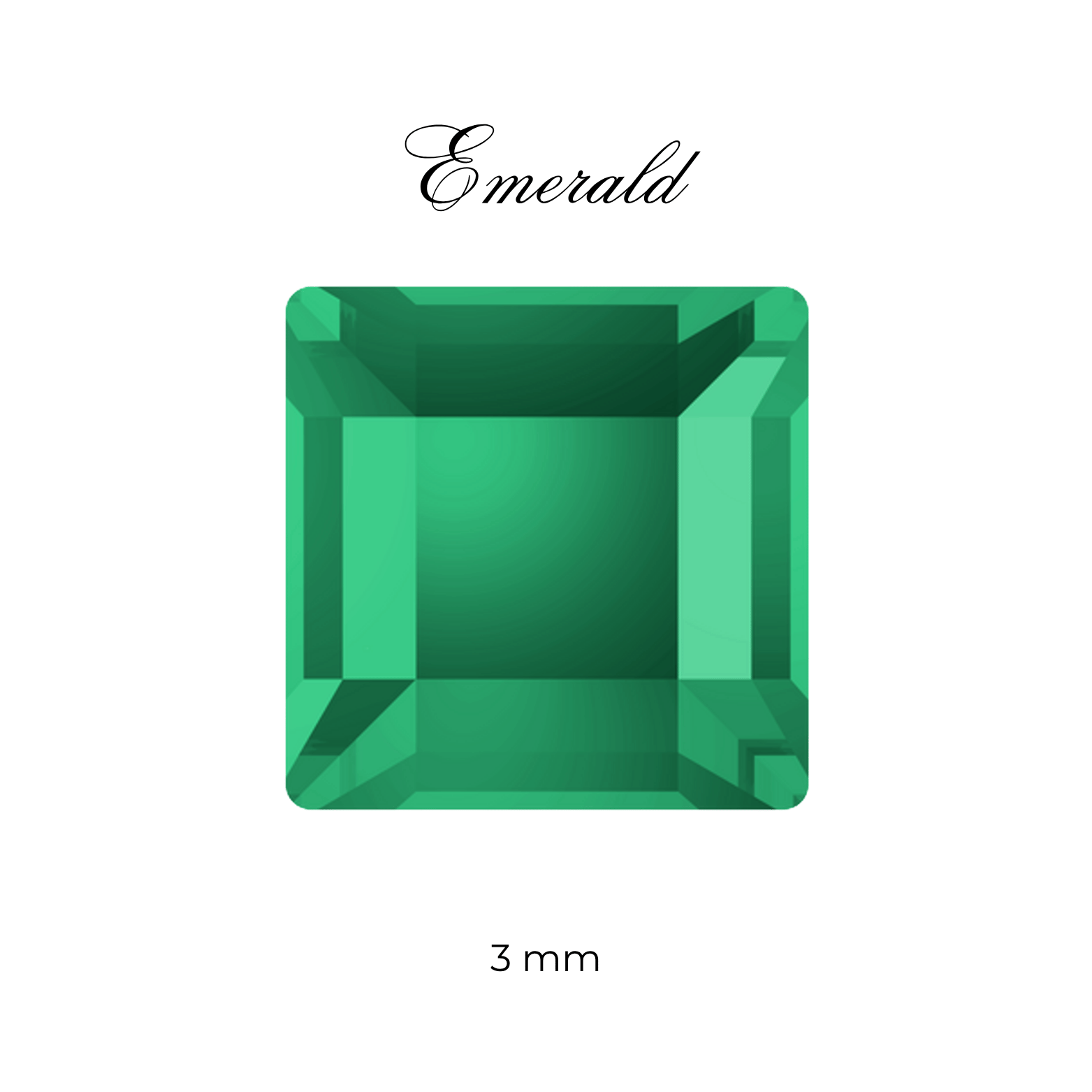 Swarovski Square Tooth Gem
