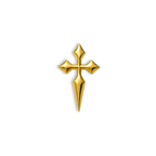 18K Gold Tooth Gems – Dagger Cross