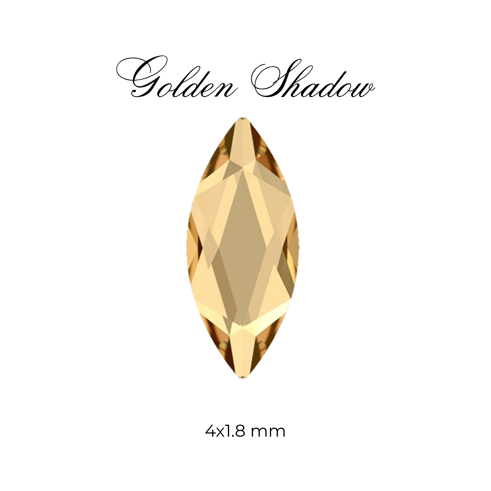 Swarovski Marquise Tooth Gem