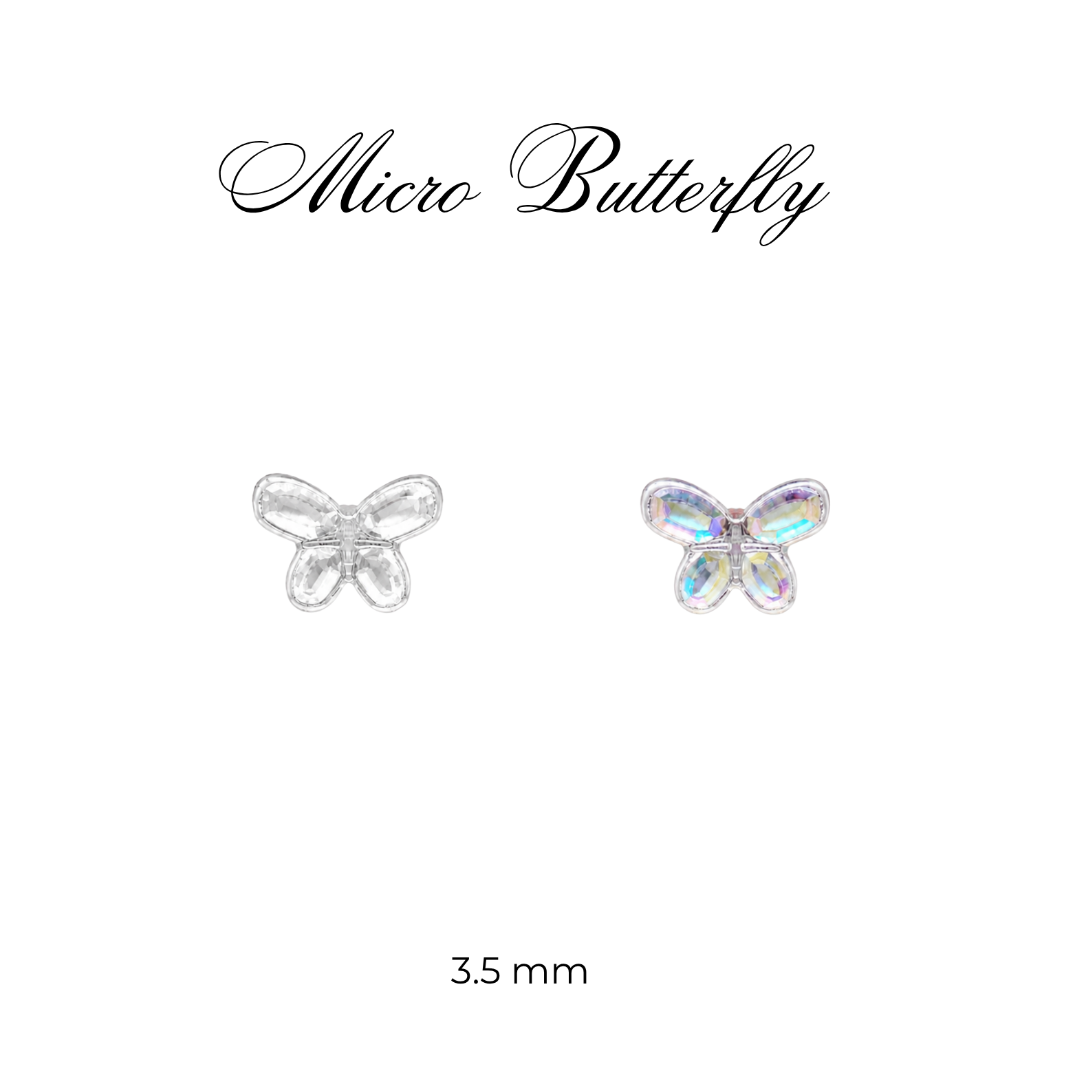 Micro Tooth Gems Butterfly