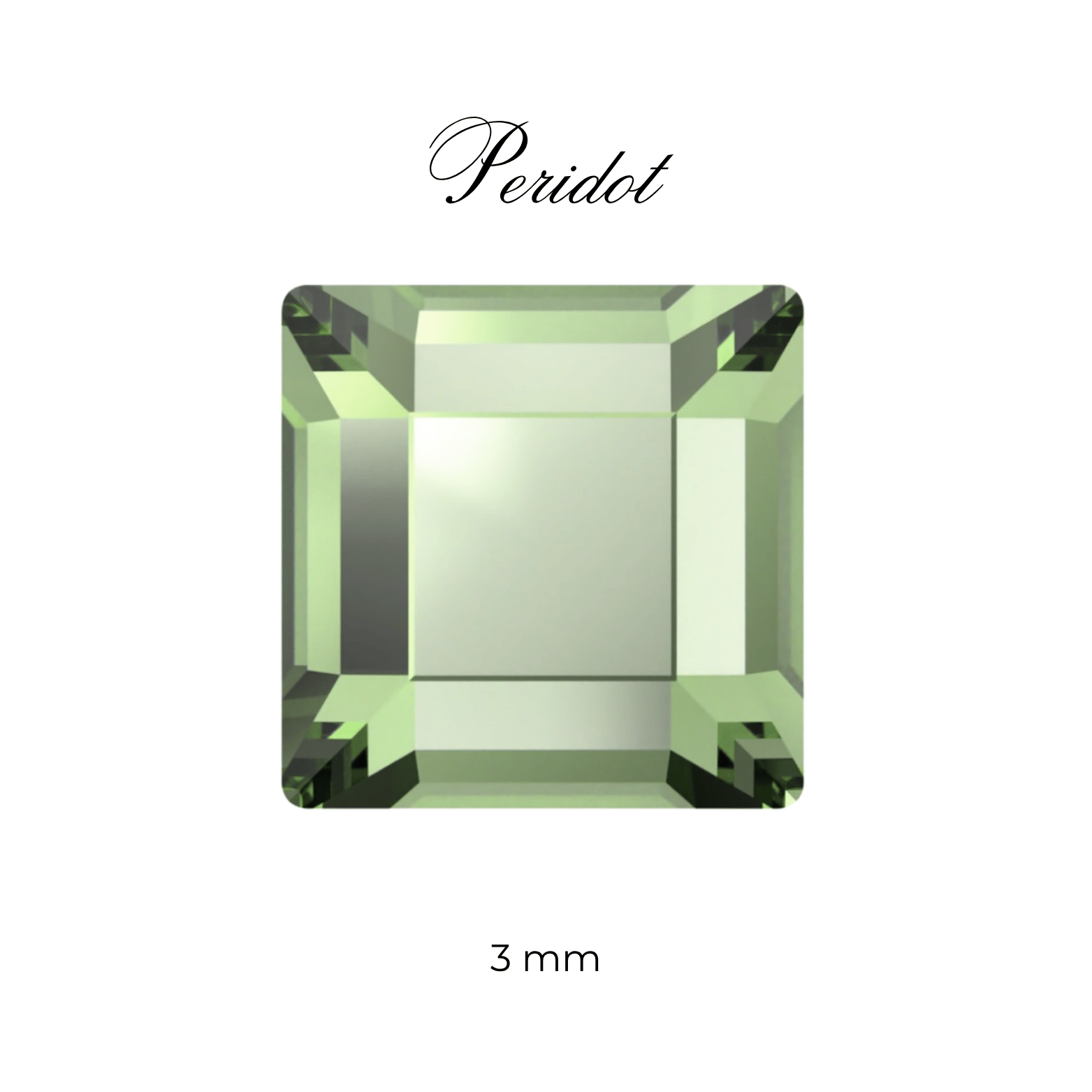 Swarovski Square Tooth Gem