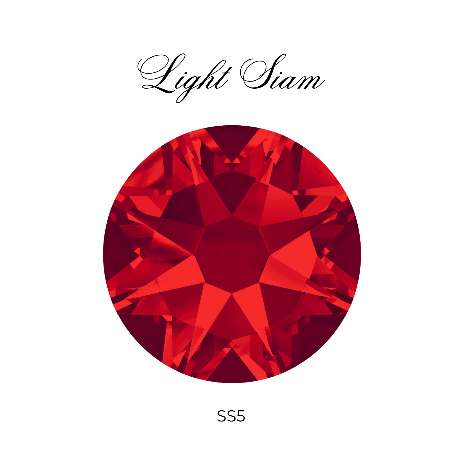 Round Colors Medium (SS5) Tooth Gem - Swarovski & Preciosa