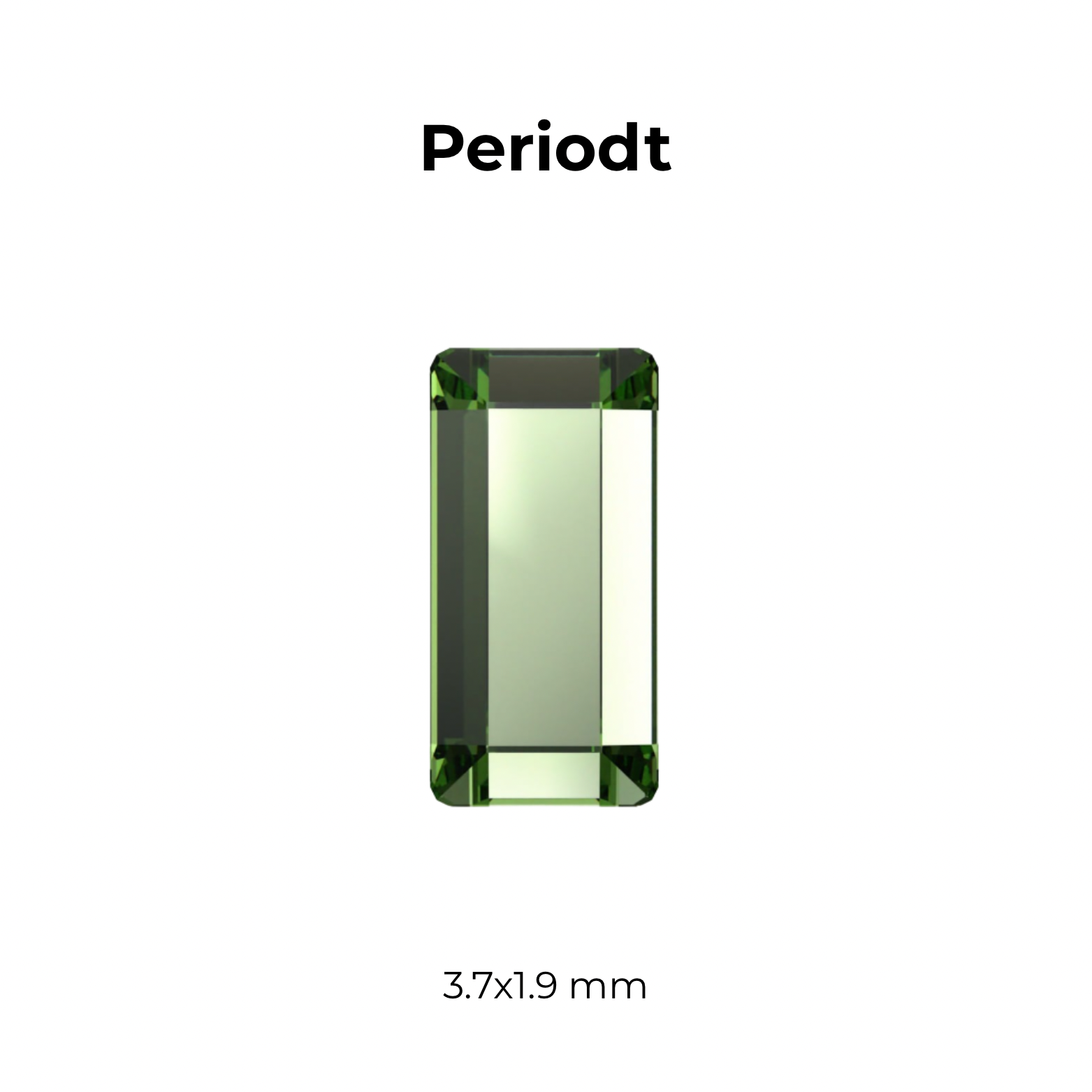 Baguette Tooth Gem - Swarovski